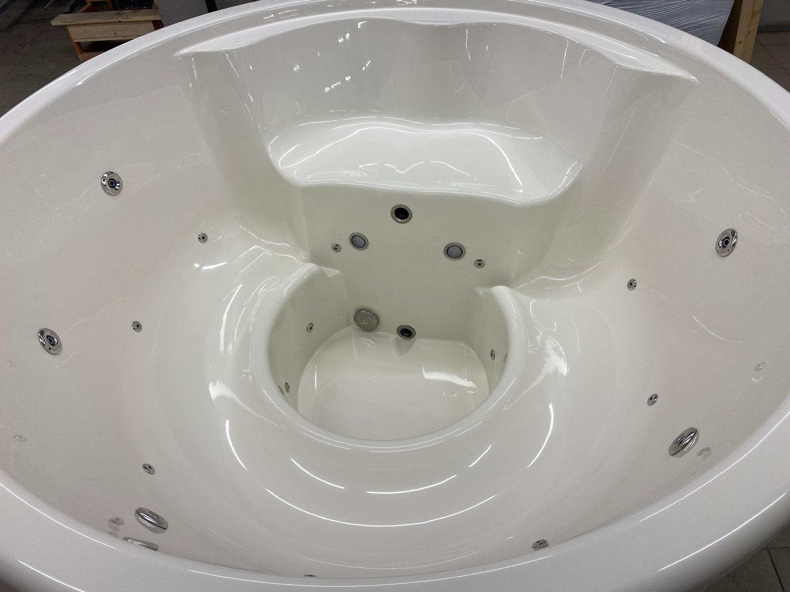 cuve d'un bain nordique en fibre